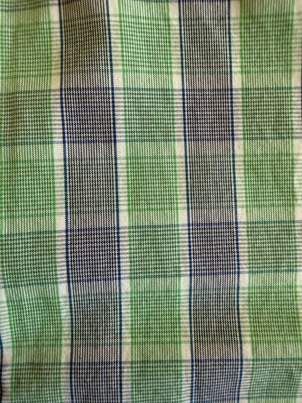 Banana Republic Men’s Non-Iron Tailored Slim Plaid Shirt – XXL 18–18½